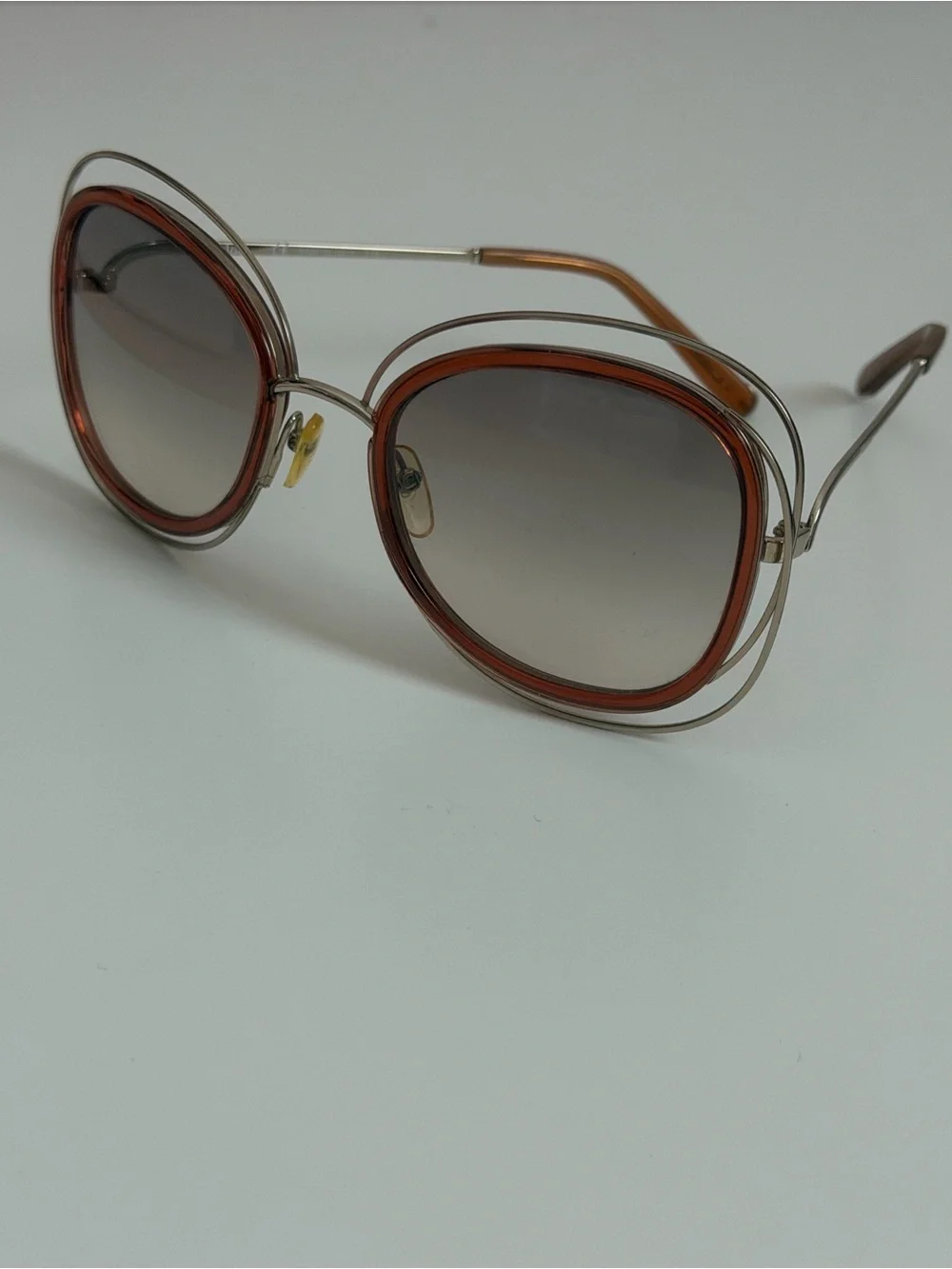 Chloé CE711SA Oversized Havana Sunglasses w/ Case